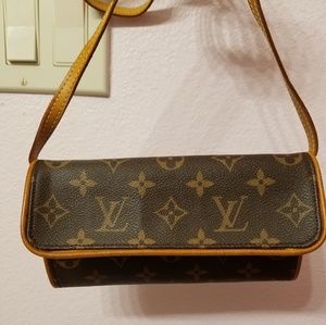 LV Twin PM Monogram Clutch Crossbody